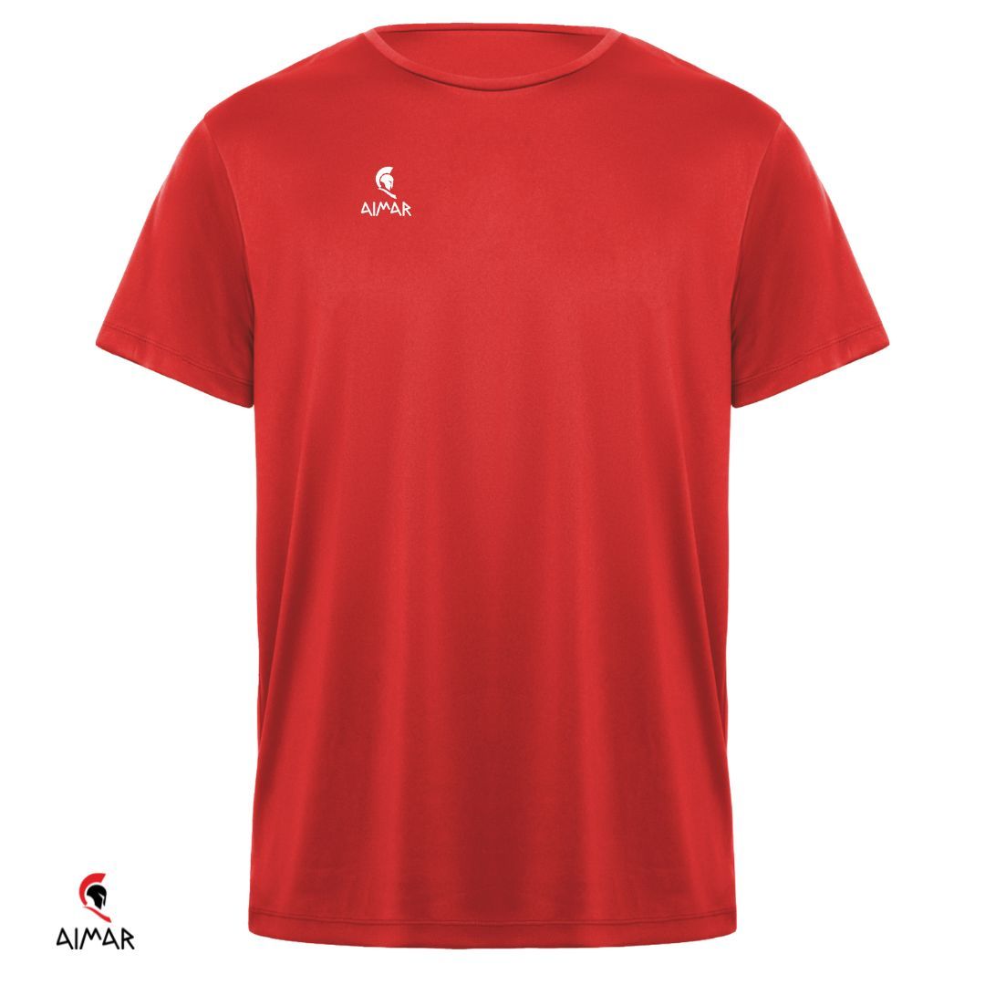 camiseta técnica deportiva roja