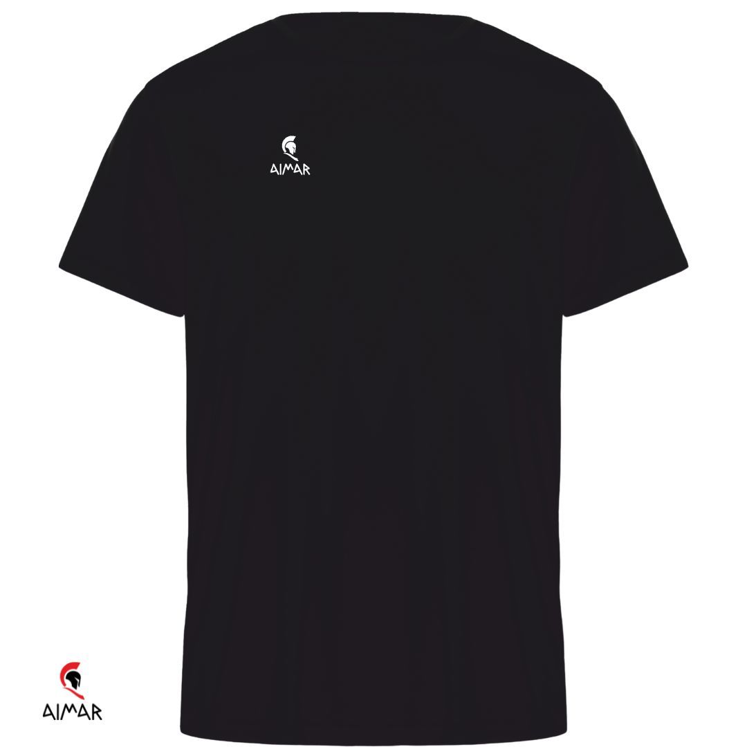 camiseta técnica deportiva negra