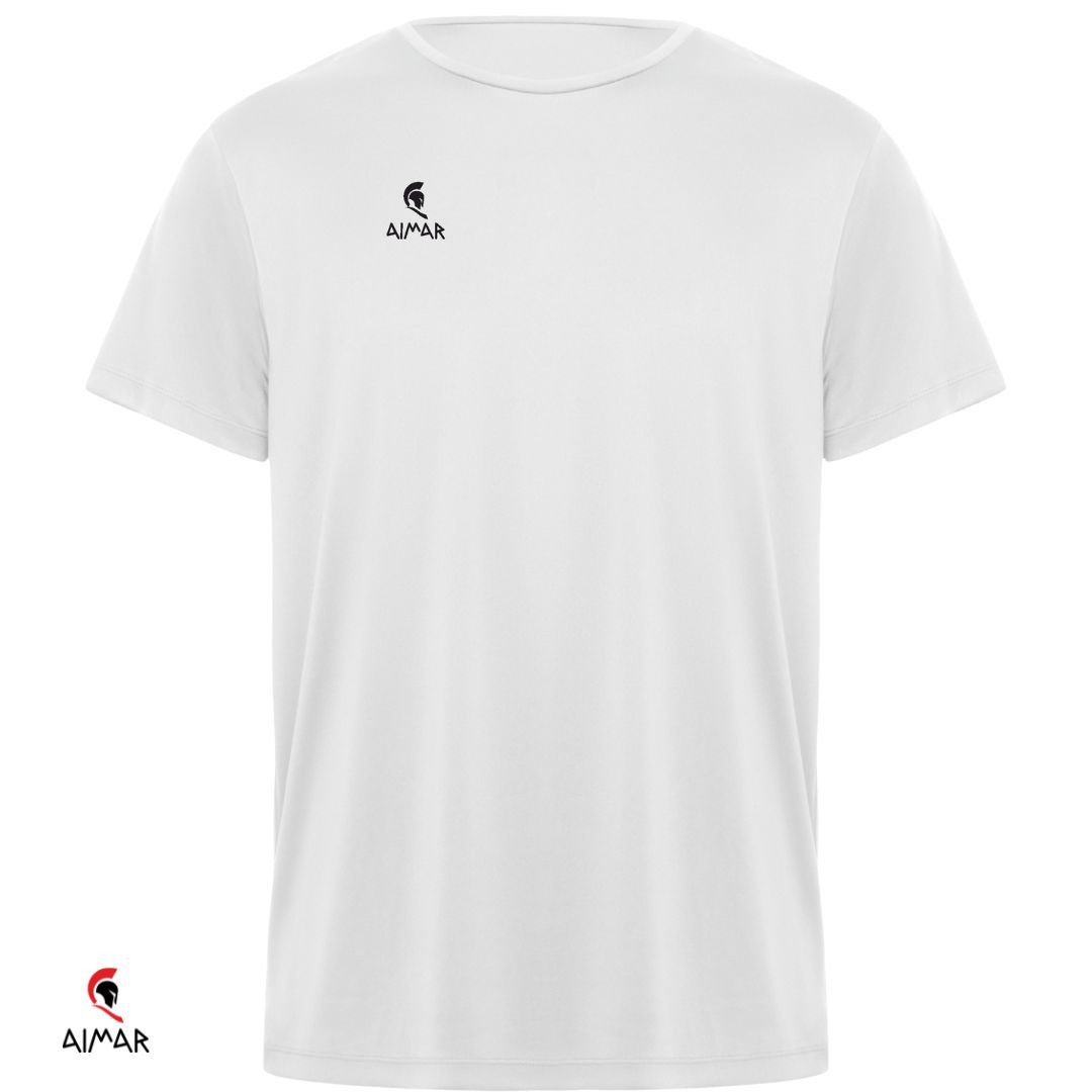 camiseta técnica deportiva blanca