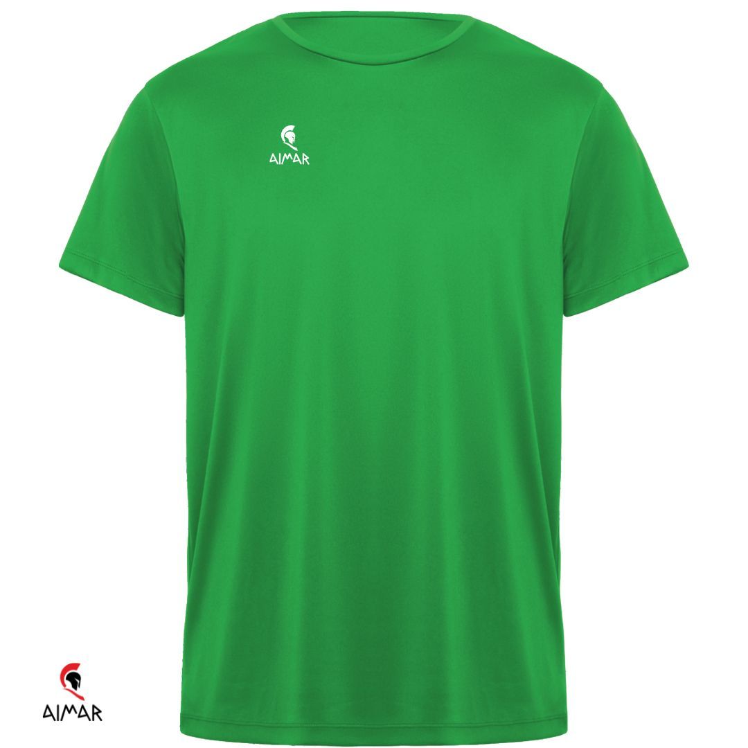 camiseta técnica deportiva verde