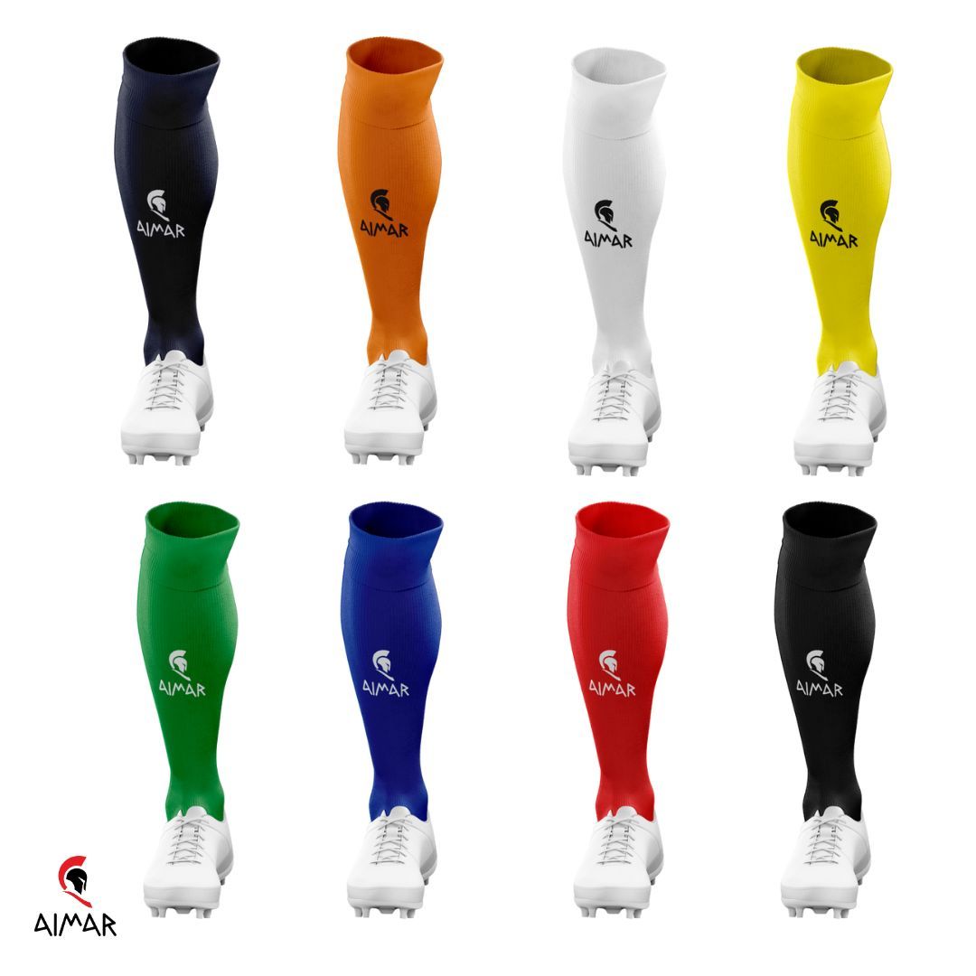 Medias de fútbol básicas de colores