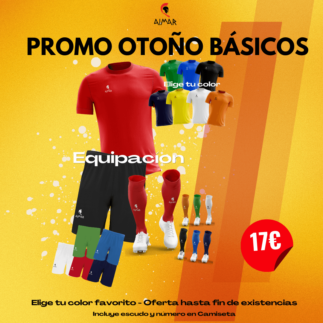 Equipación fútbol oferta Equipación fútbol oferta