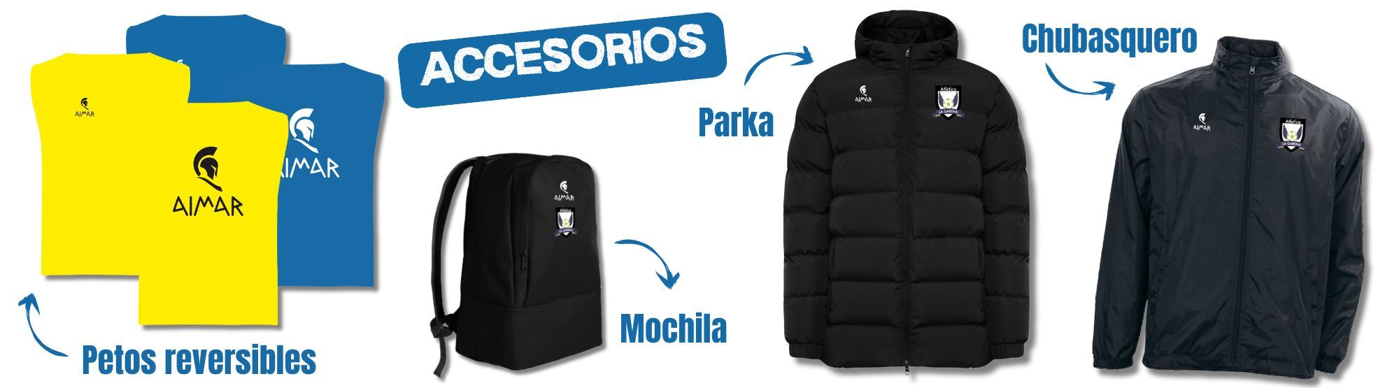 Accesorios para pack deportivos Accesorios para pack deportivos