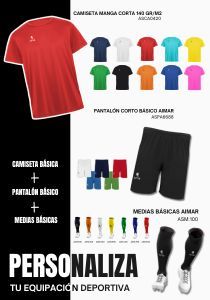 Equipación básica personalizada